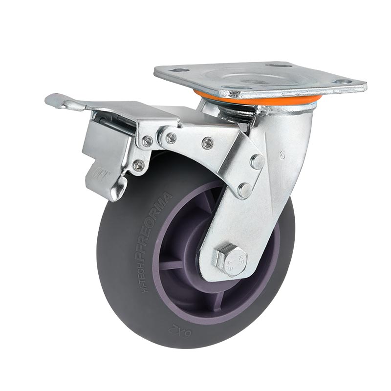 Heavy Duty Casters TPR Round Tread