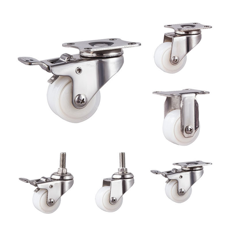 PA 휠이있는 SUS304 Light Duty Casters