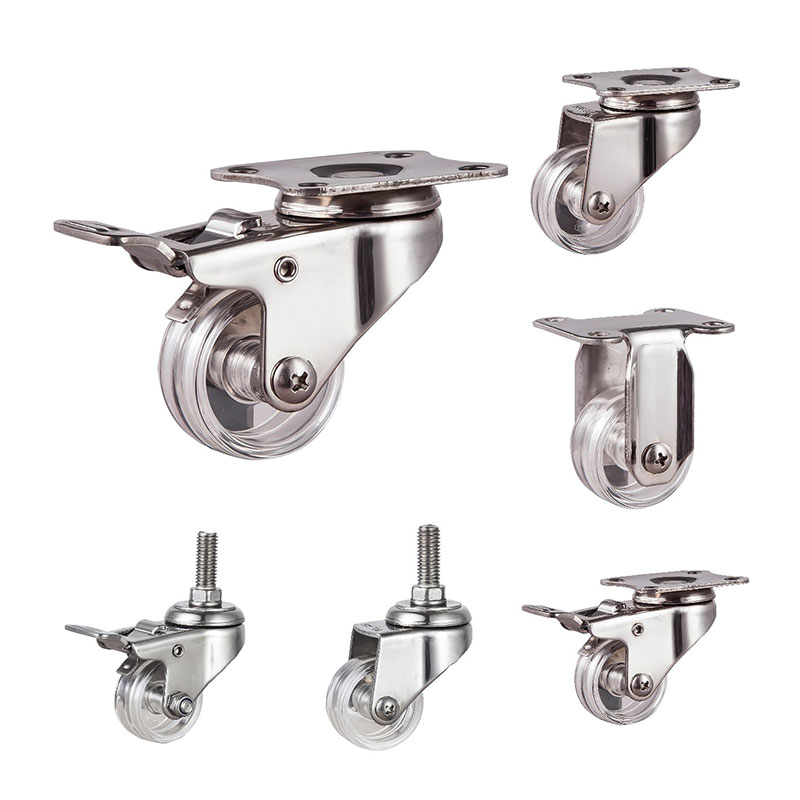 SUS304 PC 휠이있는 Light Duty Casters